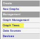 Cacti - Menü - Management - Graph Trees