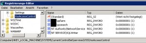 SBS 2011 - Reg - VSS Sharepoint Keys
