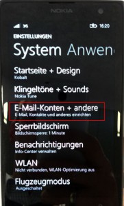 Windows Phone E-Mail