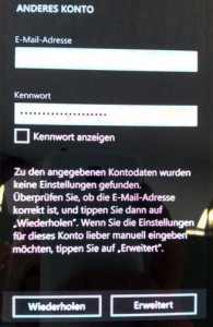 Windows Phone E-Mail erweitert