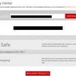 Trend Micro Site Safety Center Result