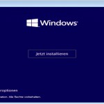 Windows10 Installation Screen