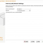 Sophos UTM Web Install Step3 LAN