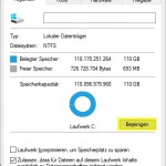 Windows10 Datenträgerbereinigung