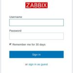 Zabbix 3 Webfrontend Login
