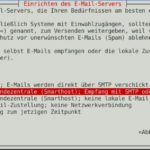 Debian Exim4 Smarthost Step1