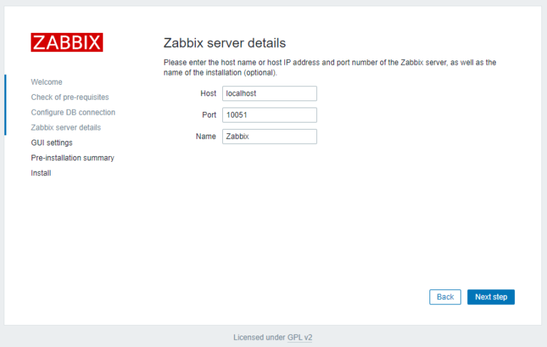 Debian открыть порты для zabbix